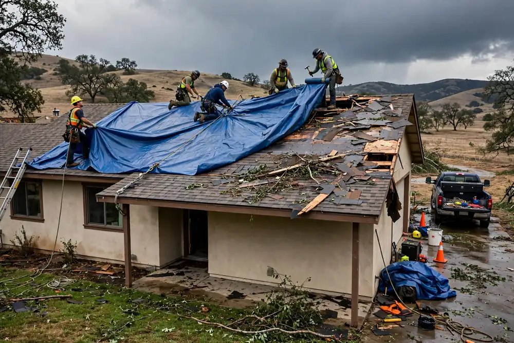 Reparación de filtraciones de techo en Hollister, CA