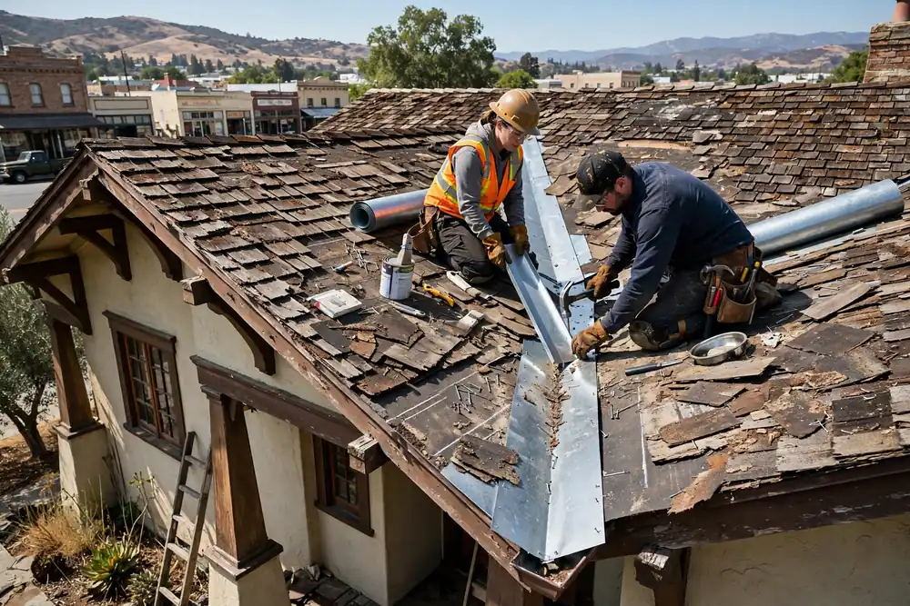 Reparación de filtraciones de techo en Hollister, CA