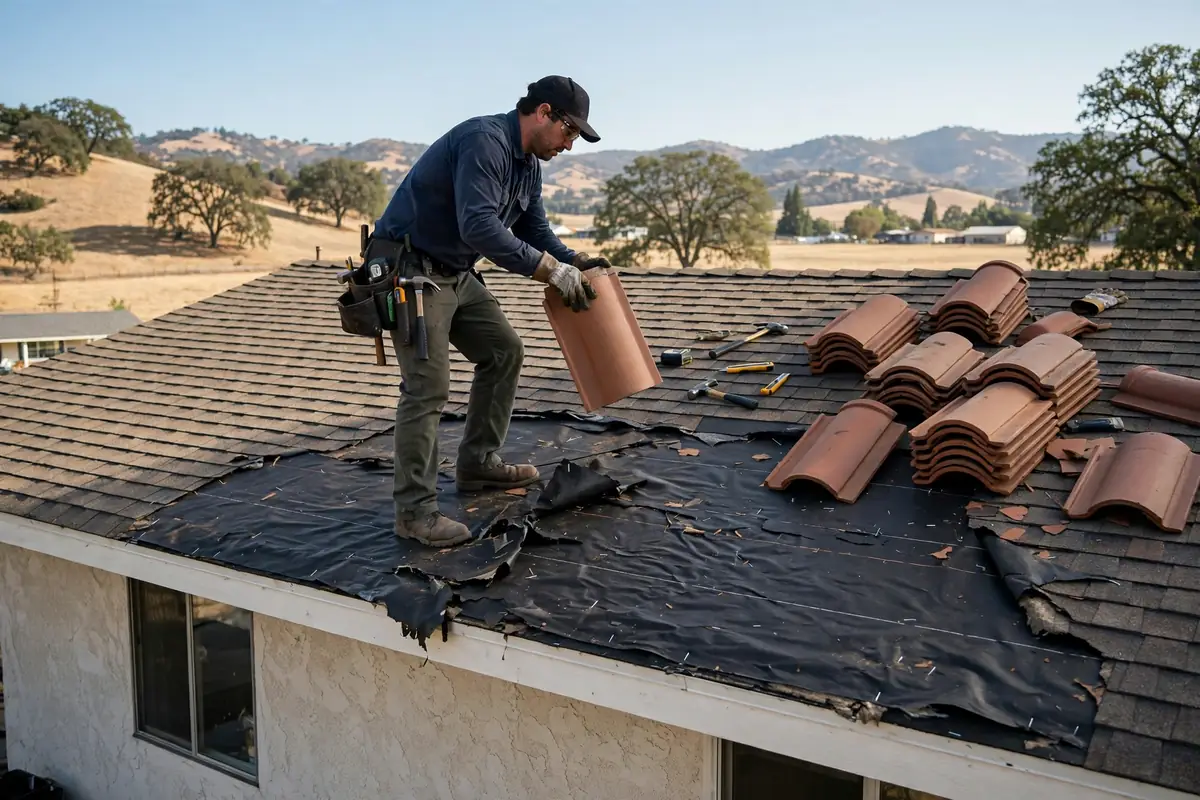 Reparación de filtraciones de techo en Hollister, CA
